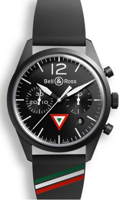 Limited-Edition Bell & Ross Vintage Replica Watches With Black Rubber Straps