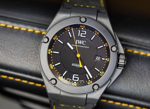 Limited-Edition IWC Ingenieur Copy Watches With Yellow Elements For New Year Sale