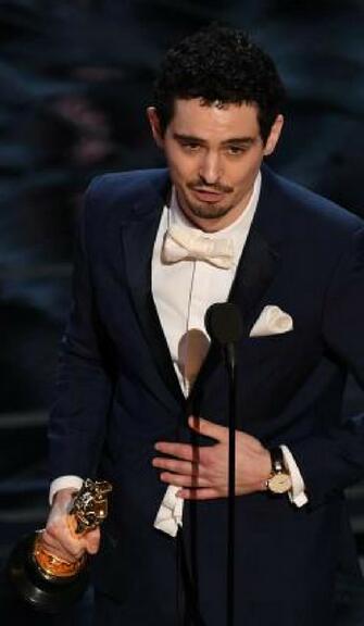 Attractive Damien Chazelle Enhanced By Beige Dials Jaeger-LeCoultre Master Grande Ultra Thin Small Second Fake Watches