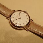 Two Rose Gold Arabic Numerals Patek Philippe Calatrava Replica Watches Display Brilliant Luster