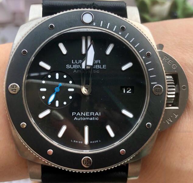 47 MM Panerai Submersible PAM01389 Replica Watches For Men