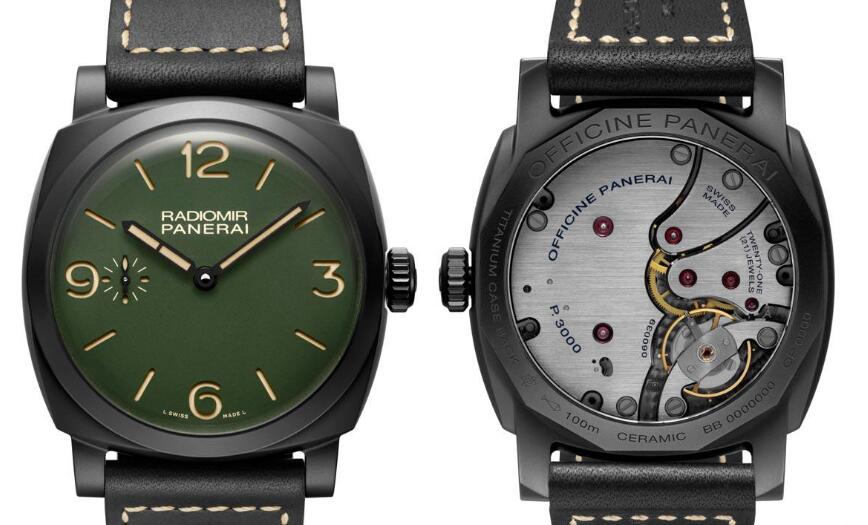 Panerai Radiomir Replica Watches With Military Green Dials