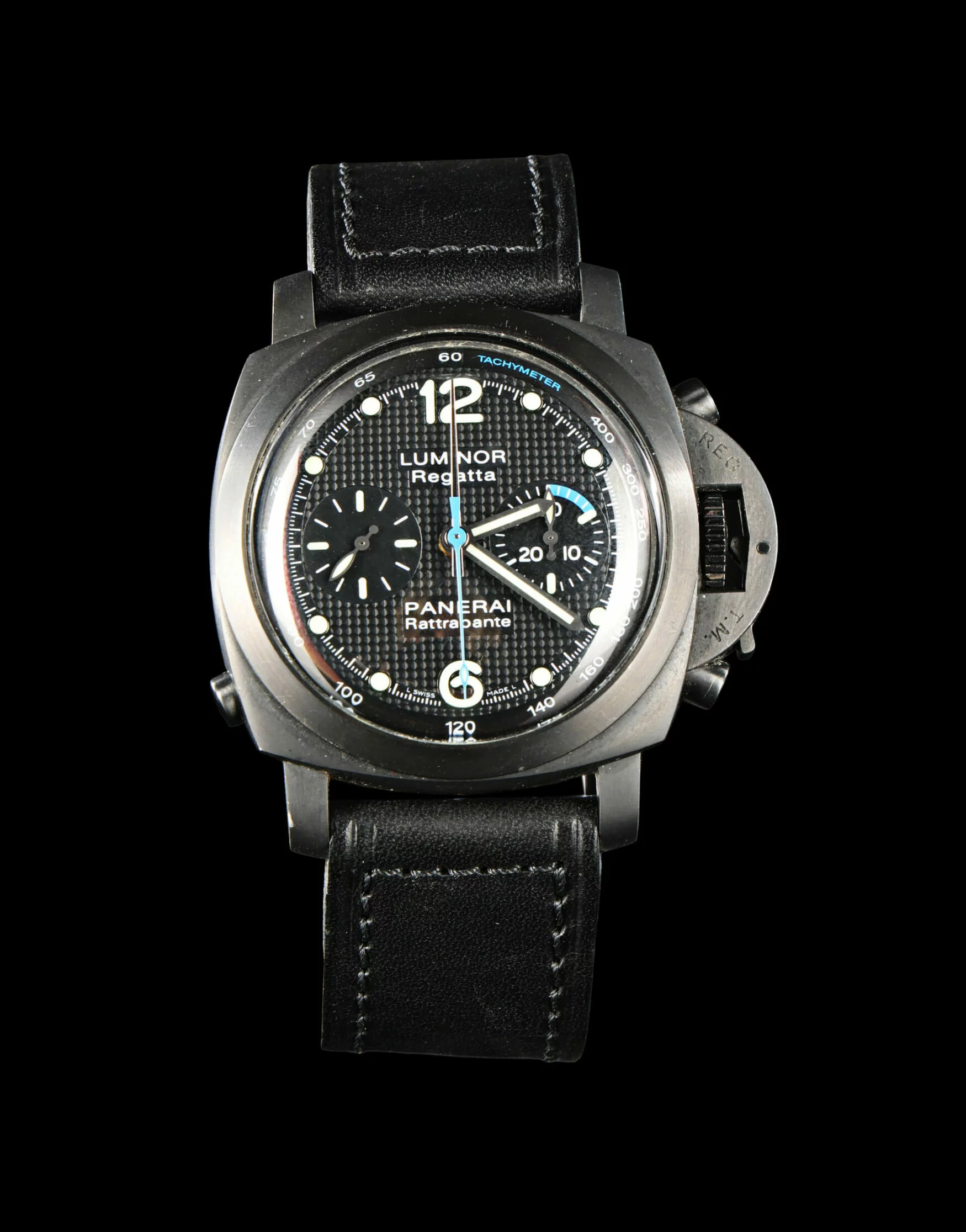 Sylvester Stallone’s perfect replica Panerai split-seconds chrono watch worn in The Expendables is up for auction