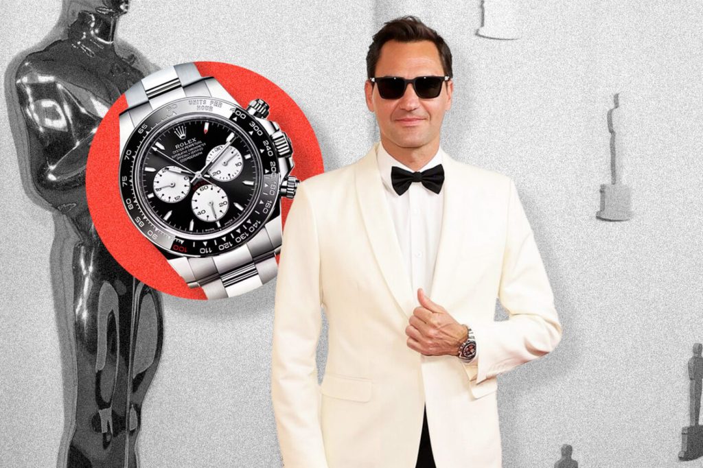 Roger Federer Steals Show At Oscars With Biggest 1:1 Replica Rolex Release Of 2023